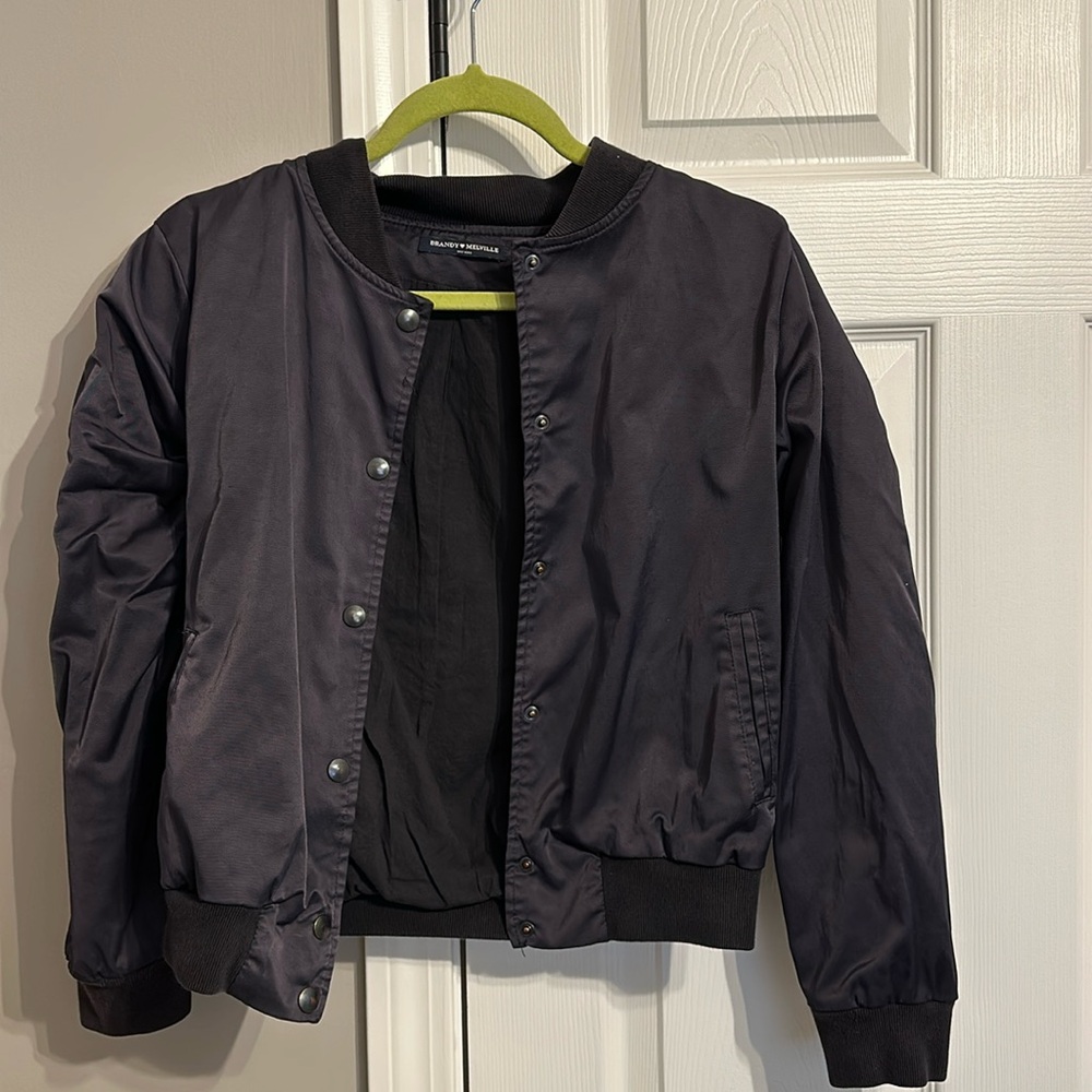 Black Bomber Jacket